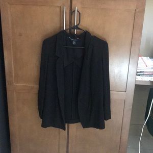 Fitted black blazer, size 2
